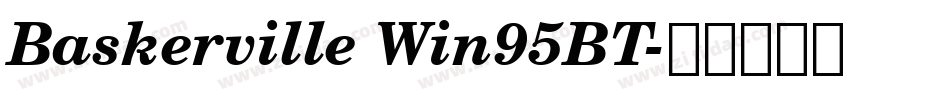 Baskerville Win95BT字体转换